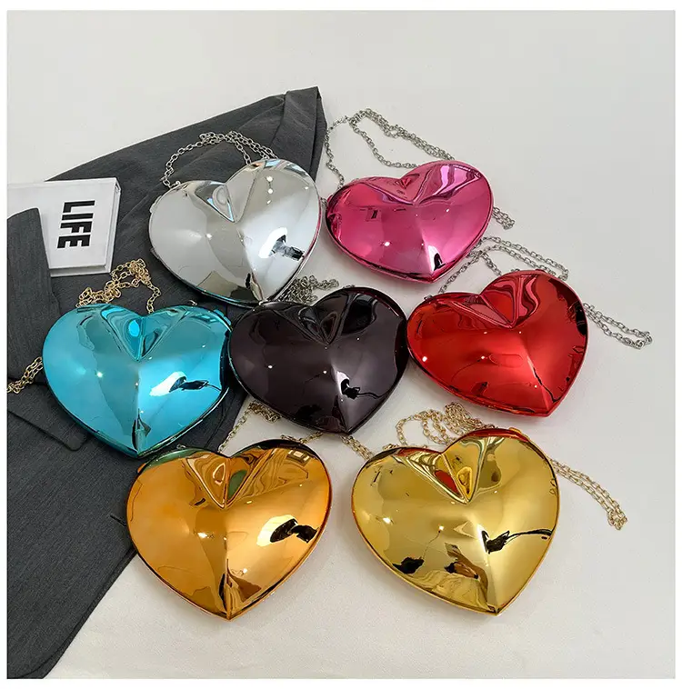 Red Heart-Shaped Crossbody Bag for Women — feature 12