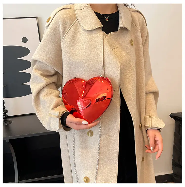 Red Heart-Shaped Crossbody Bag for Women — feature 16