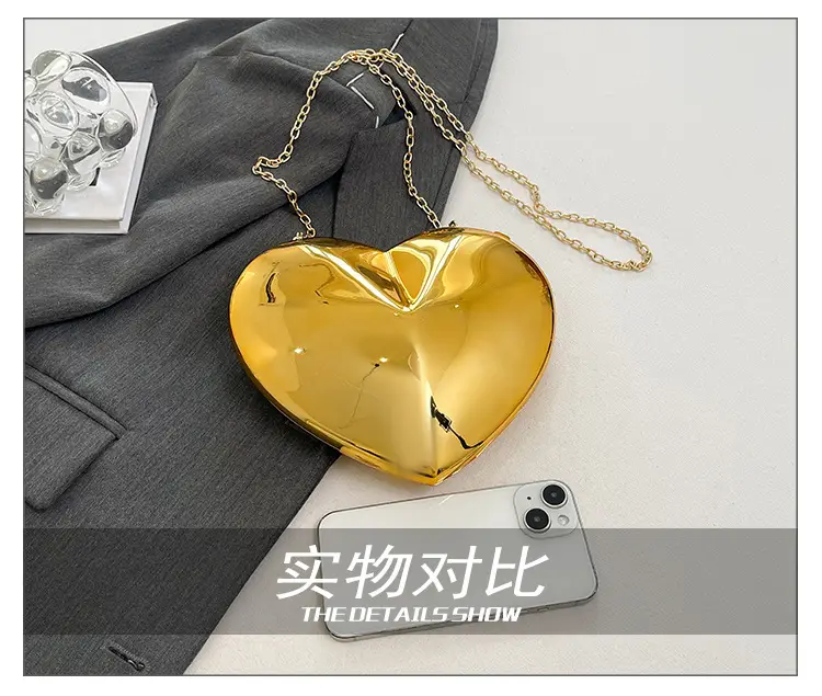 Red Heart-Shaped Crossbody Bag for Women — feature 7