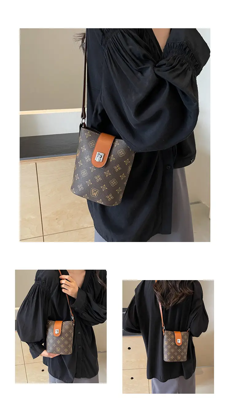 Brown Monogram Crossbody Bag for Women — feature 12
