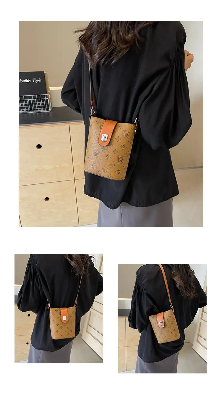 Brown Monogram Crossbody Bag for Women — feature 13