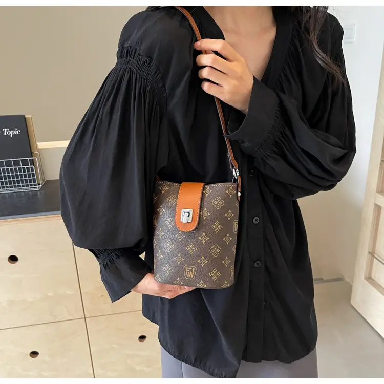 Brown Monogram Crossbody Bag for Women — feature 19