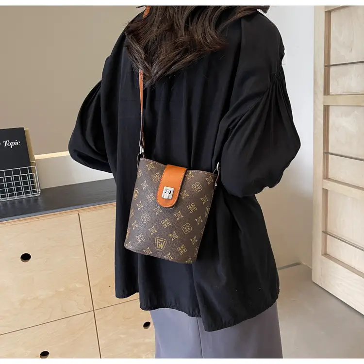 Brown Monogram Crossbody Bag for Women — feature 21