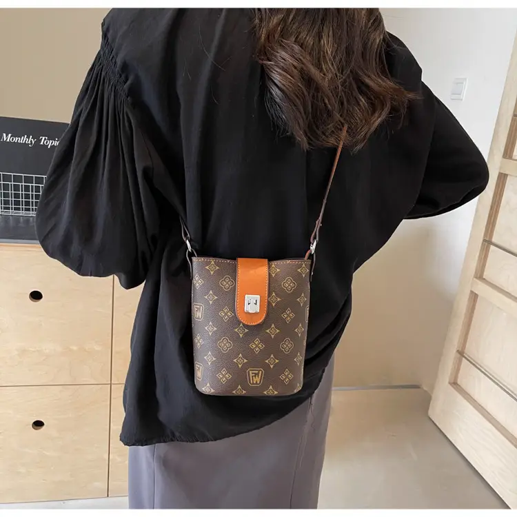 Brown Monogram Crossbody Bag for Women — feature 23
