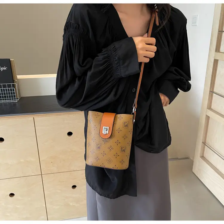 Brown Monogram Crossbody Bag for Women — feature 24