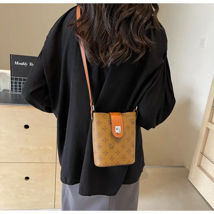 Brown Monogram Crossbody Bag for Women — feature 26