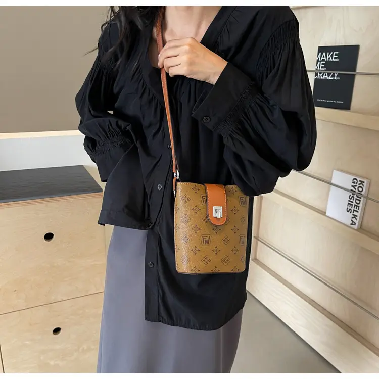 Brown Monogram Crossbody Bag for Women — feature 27