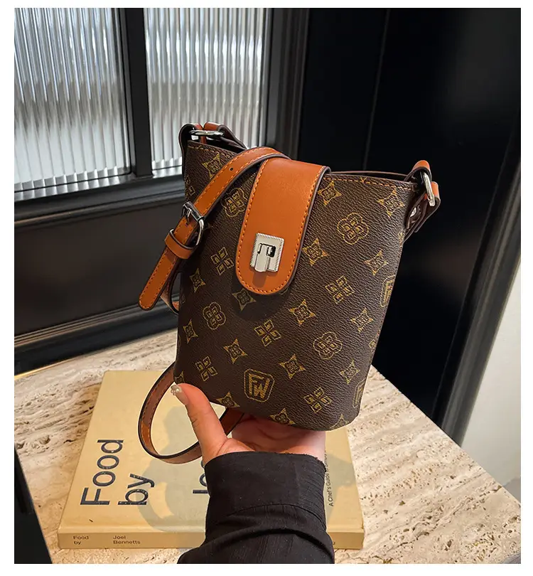 Brown Monogram Crossbody Bag for Women — feature 3
