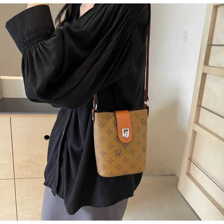Brown Monogram Crossbody Bag for Women — feature 32
