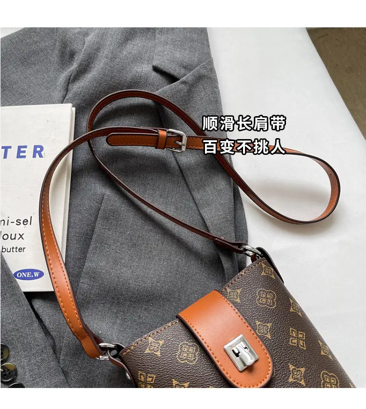Brown Monogram Crossbody Bag for Women — feature 5