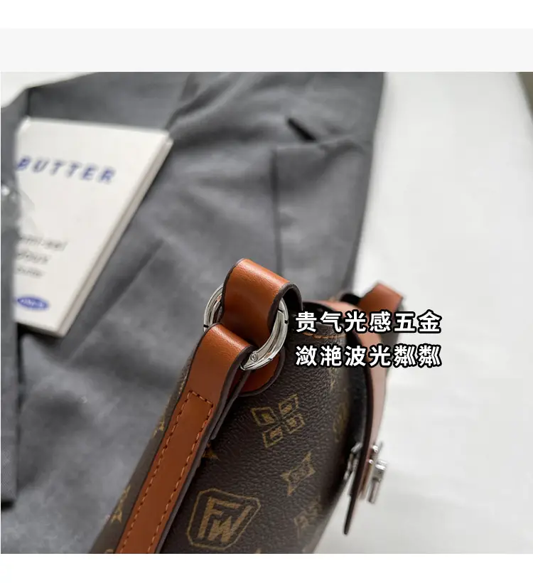 Brown Monogram Crossbody Bag for Women — feature 6