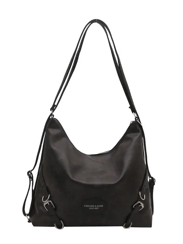 Vintage Black Women's Shoulder Bag Autumn 2024