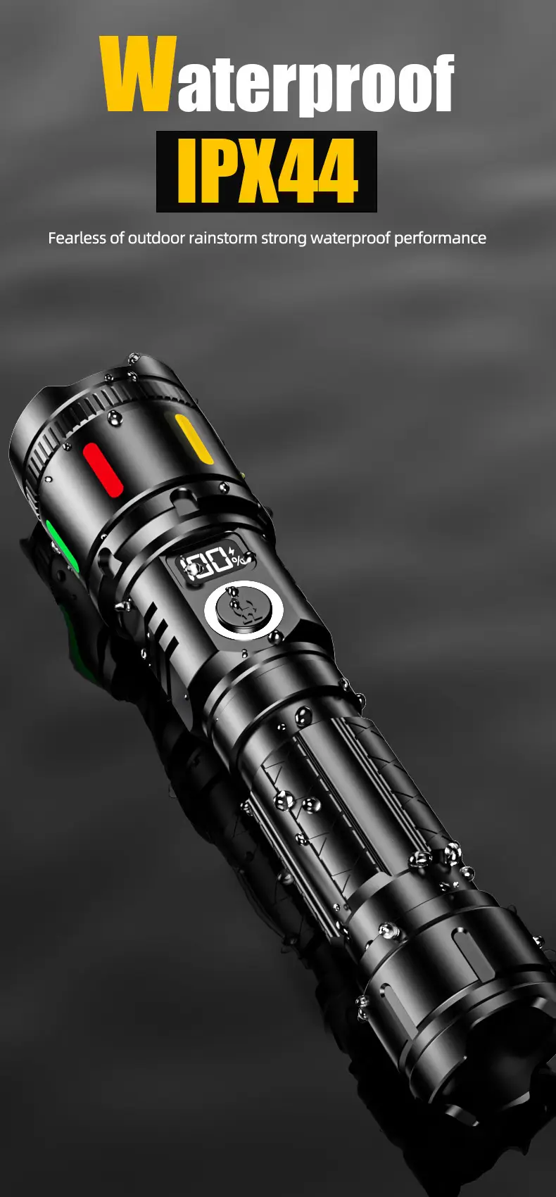Ultra Bright Rechargeable Flashlight for Outdoor Use — feature 2