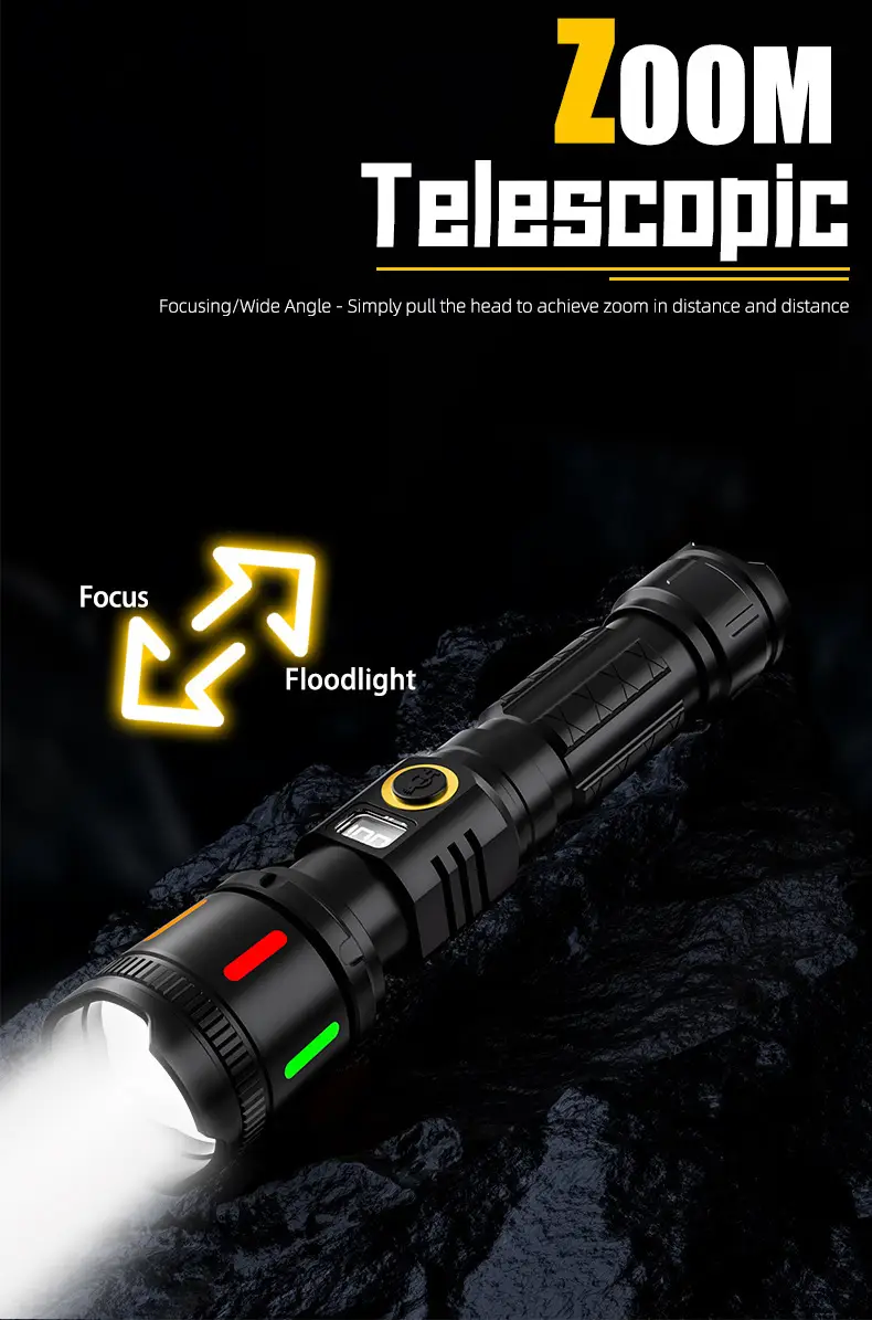Ultra Bright Rechargeable Flashlight for Outdoor Use — feature 4