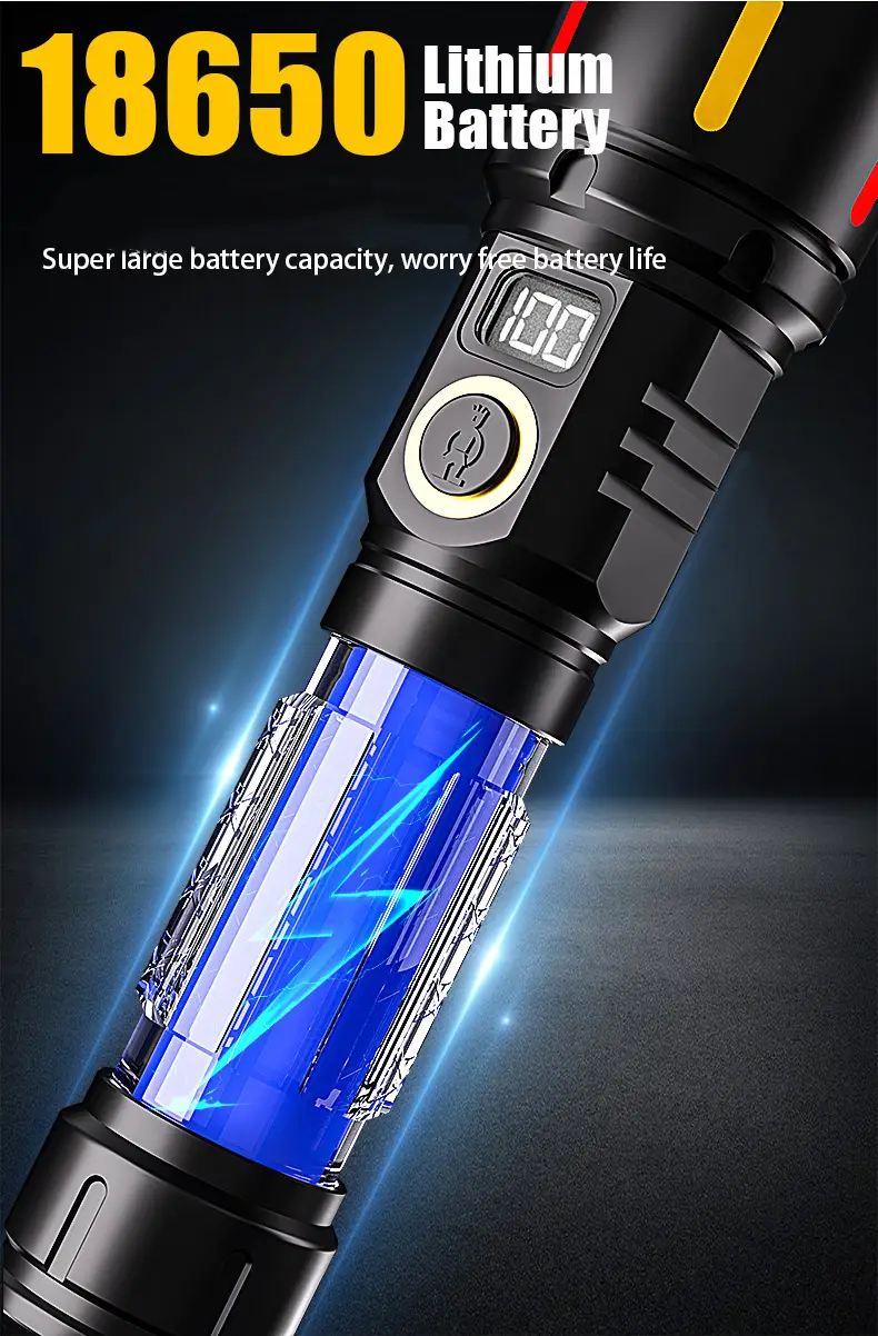 Ultra Bright Rechargeable Flashlight for Outdoor Use — feature 7