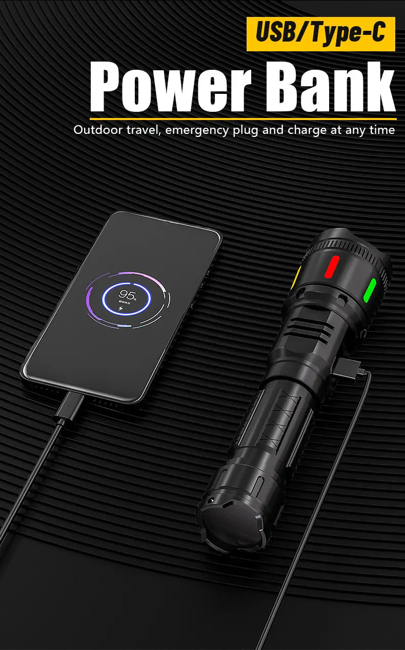 Ultra Bright Rechargeable Flashlight for Outdoor Use — feature 8