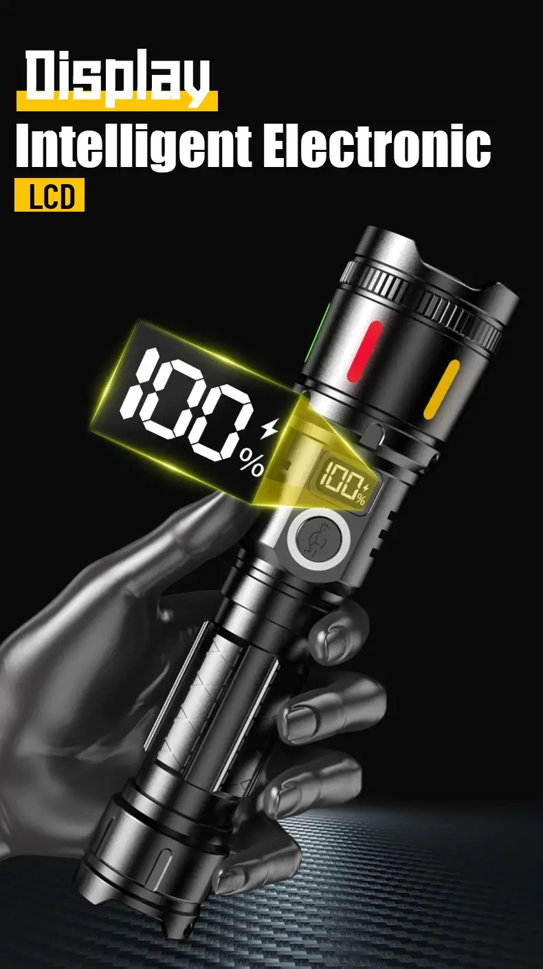 Ultra Bright Rechargeable Flashlight for Outdoor Use — feature 9