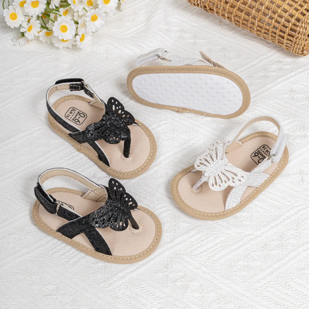 New Spring and Autumn Butterfly Baby Sandals