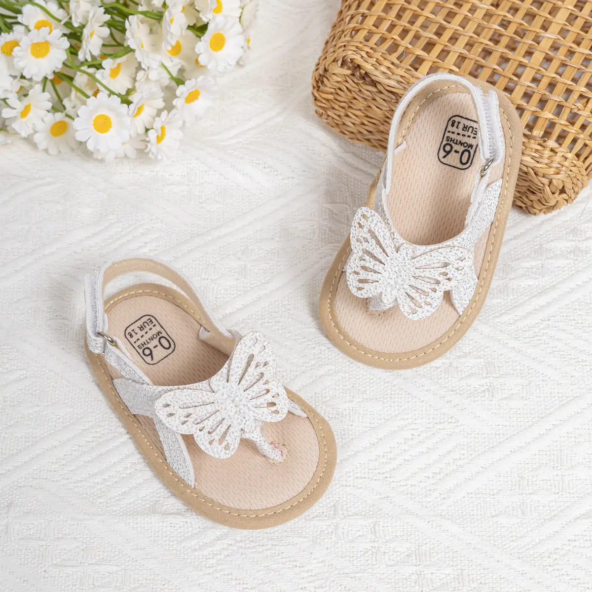 New Spring and Autumn Butterfly Baby Sandals