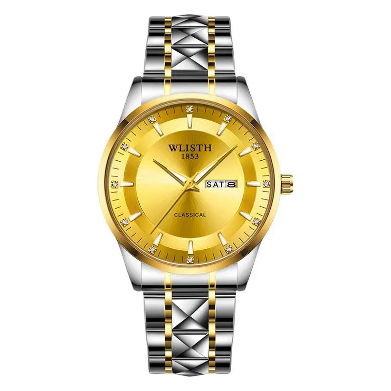 Men's Waterproof Luminous Quartz Watch 6169