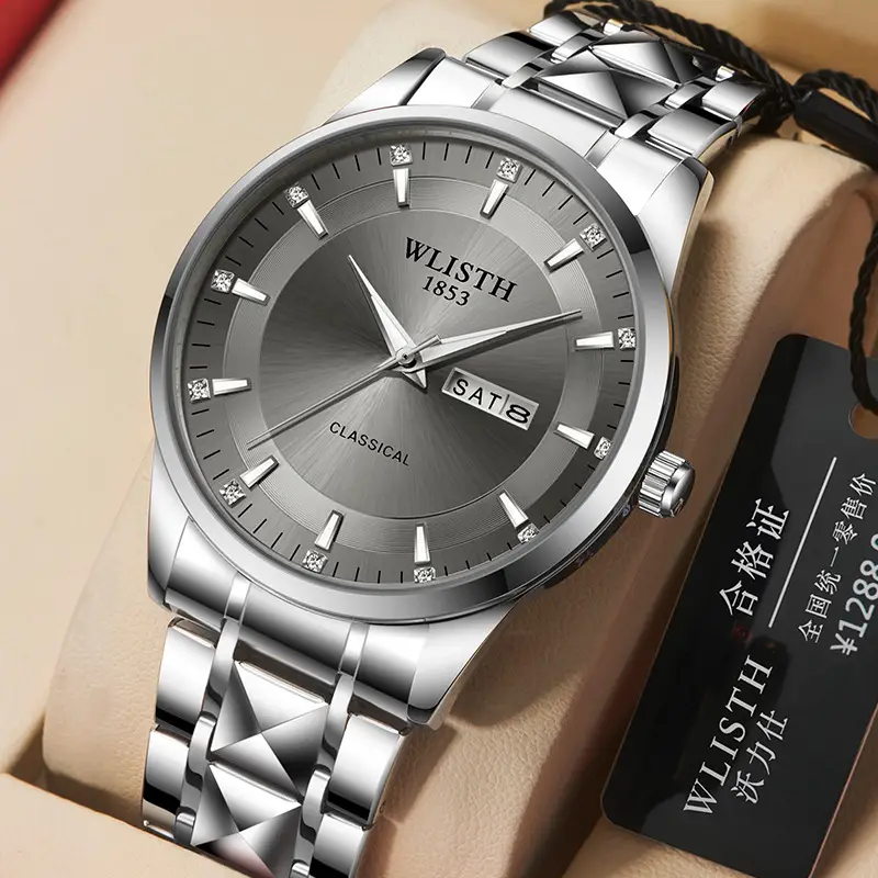 Men's Waterproof Luminous Quartz Watch 6169