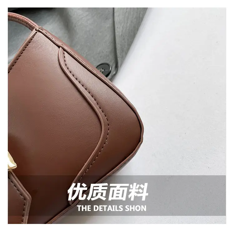 Crescent Underarm Bag 2024 Winter New Women's Beige — feature 4