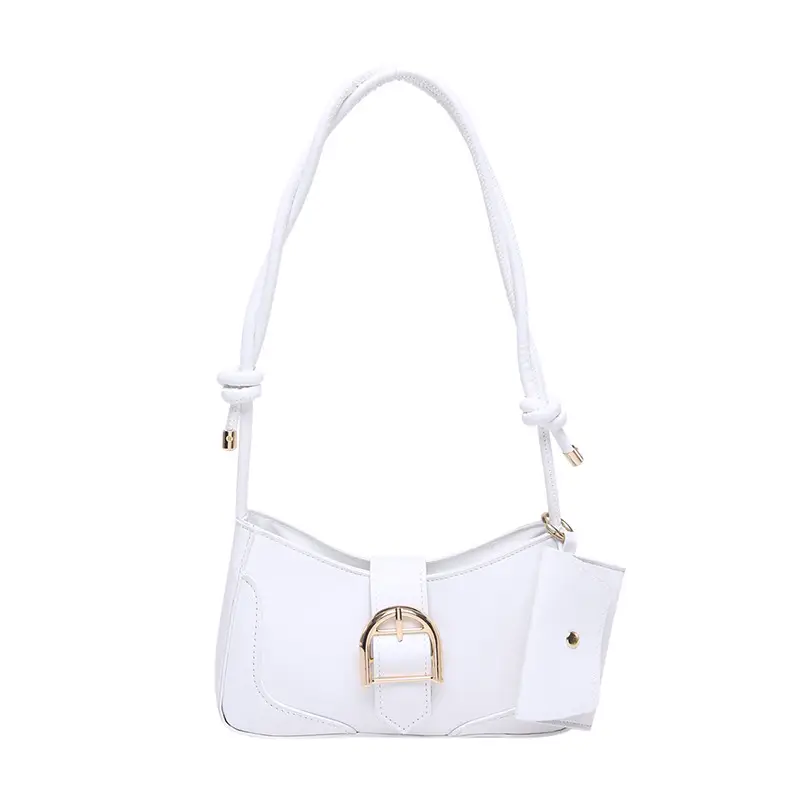 Crescent Underarm Bag 2024 Winter New Women's Beige - Image 2