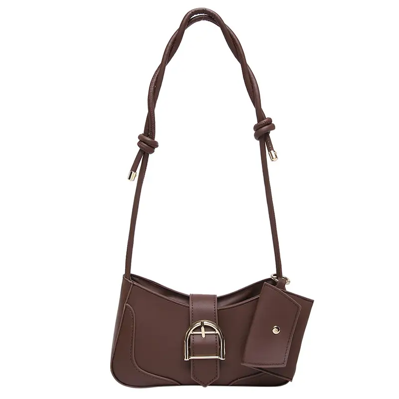 Crescent Underarm Bag 2024 Winter New Women's Beige - Image 5
