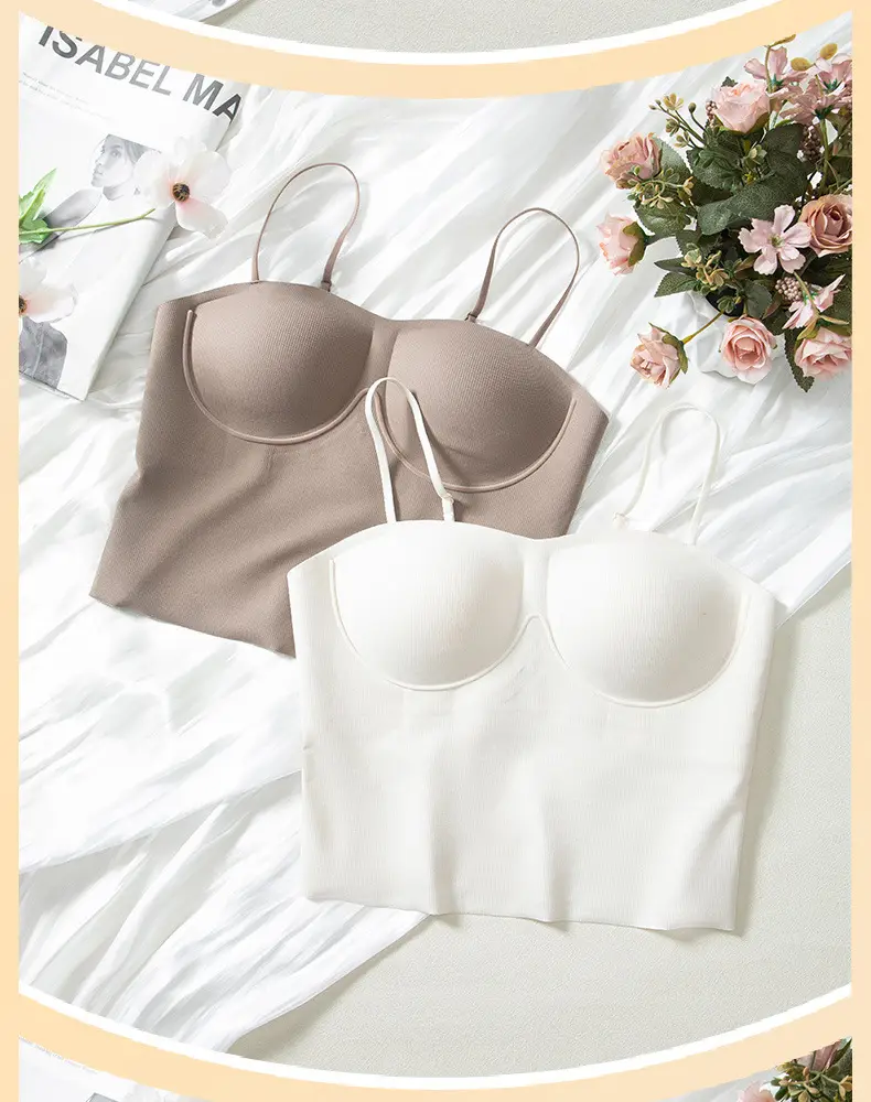 Seamless Strapless Bra with Padding & Anti-Exposure Design — feature 17