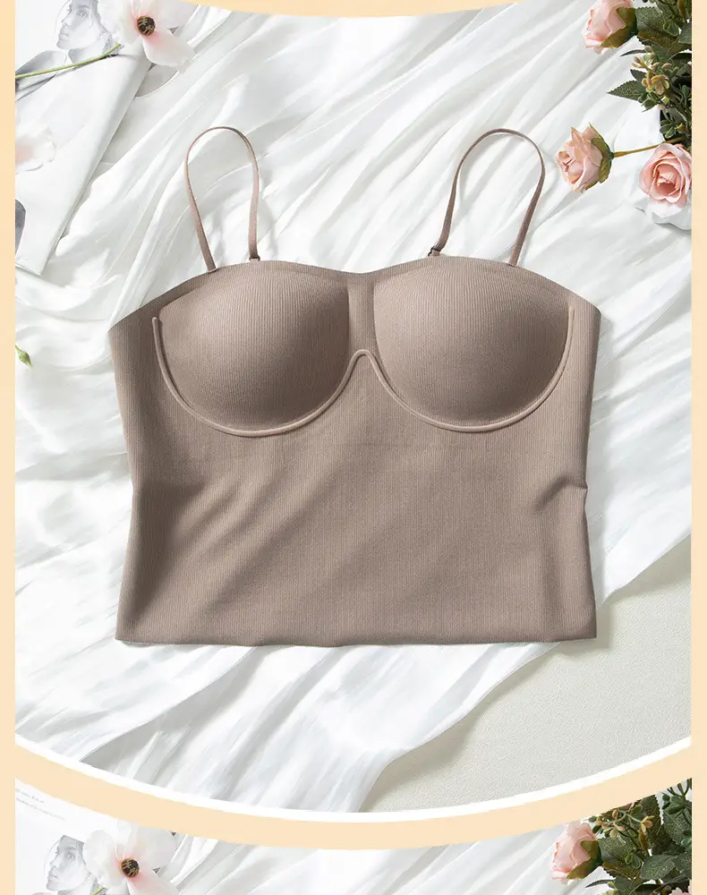 Seamless Strapless Bra with Padding & Anti-Exposure Design — feature 18