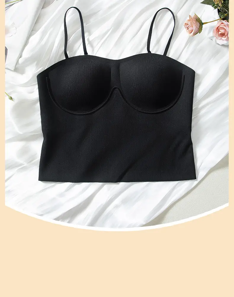 Seamless Strapless Bra with Padding & Anti-Exposure Design — feature 20