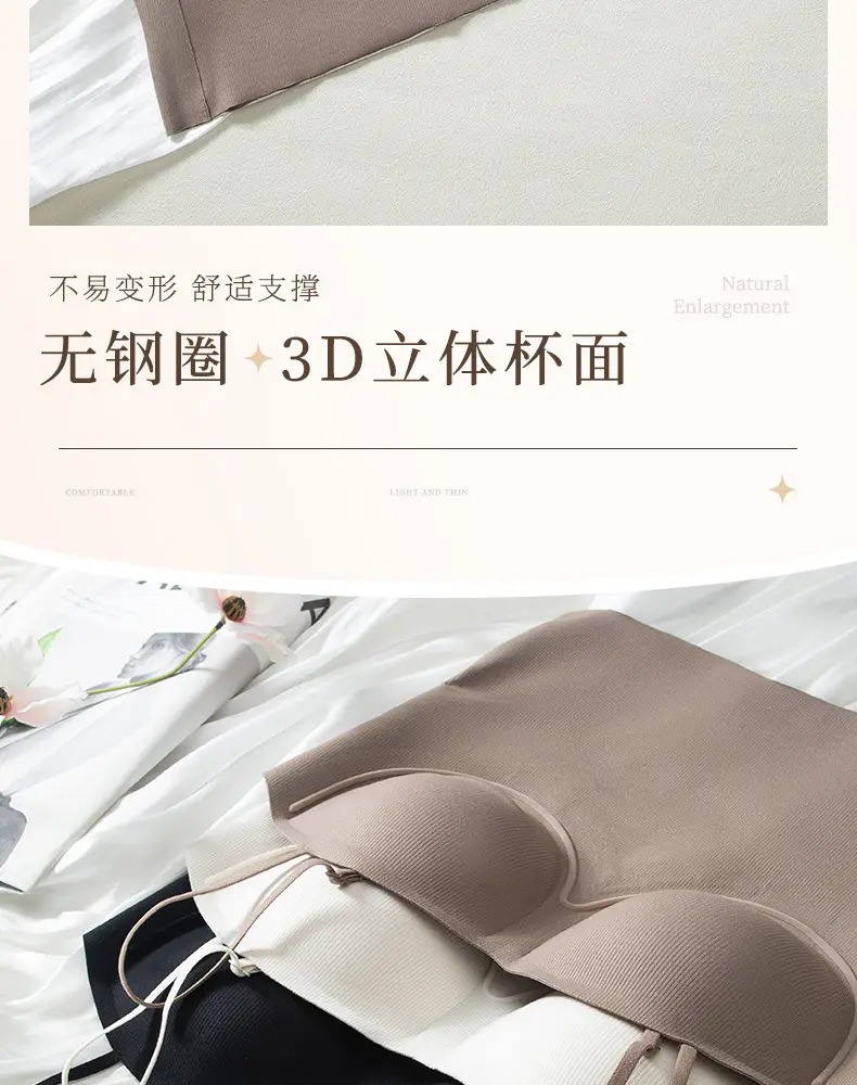 Seamless Strapless Bra with Padding & Anti-Exposure Design — feature 5