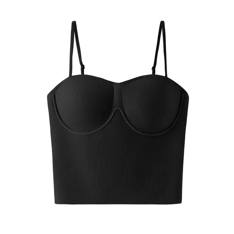 Seamless Strapless Bra with Padding & Anti-Exposure Design - Image 3