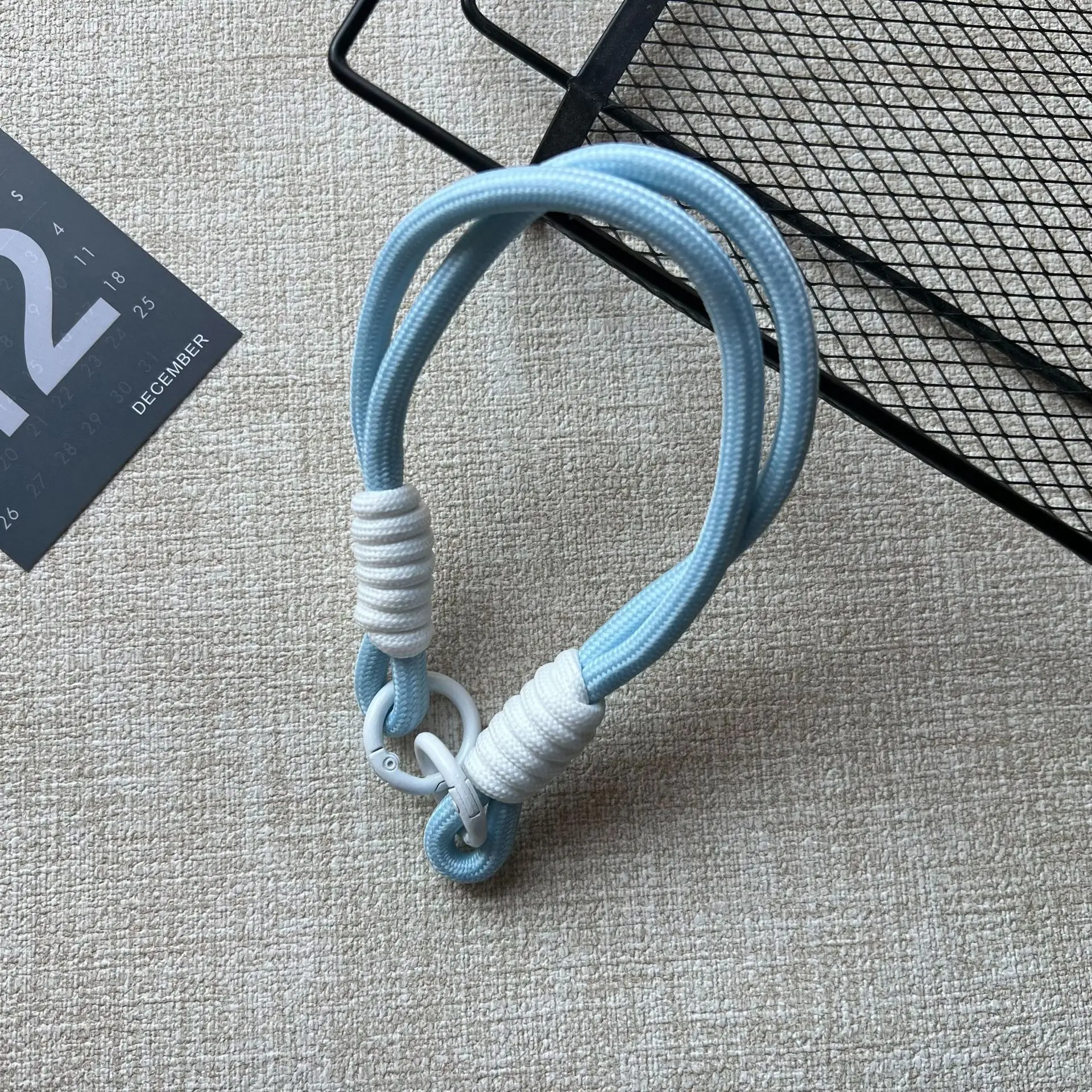 Multi-functional rope wrist accessory with car key chain pendant - Image 2
