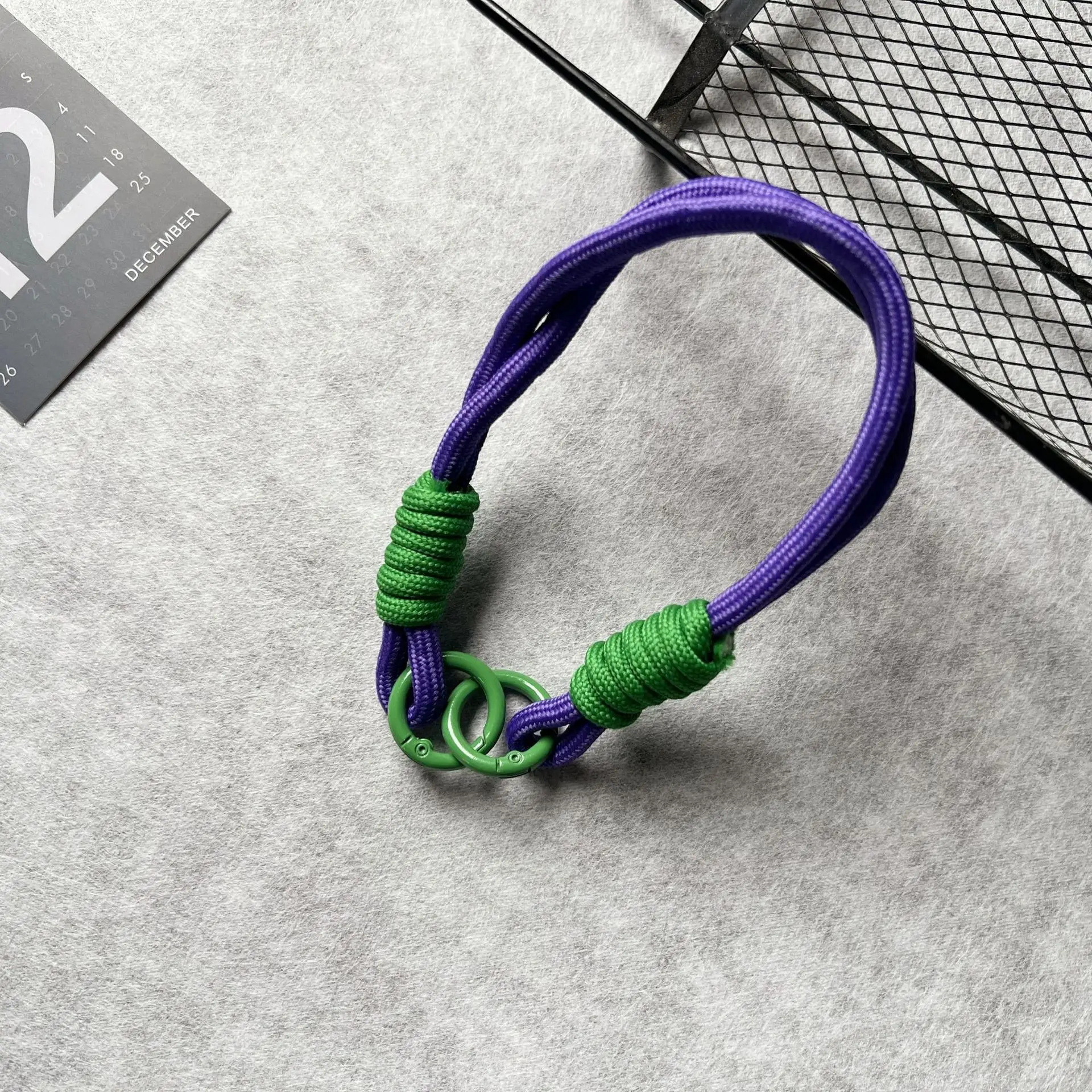 Multi-functional rope wrist accessory with car key chain pendant - Image 5