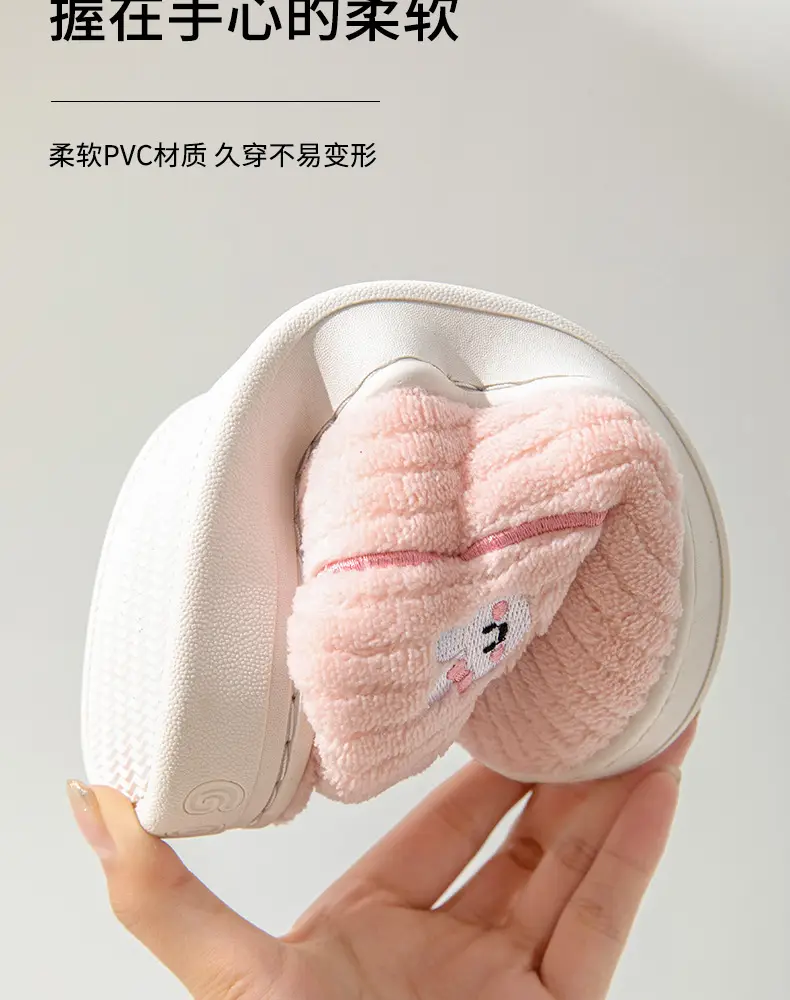 Winter Cotton Slippers Women's Thick Bottom Indoor Home Warm Comfortable fleece-lined Household Indoor Non-Slip Cotton Slippers for Men — feature 7
