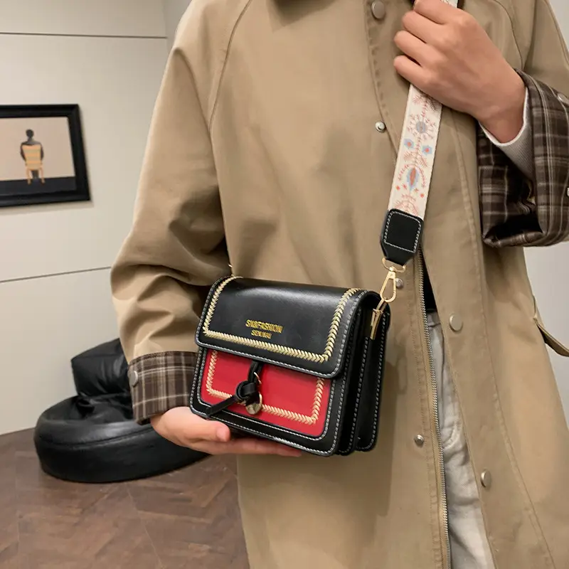 Women's New 2026 Color-Block Crossbody Bag