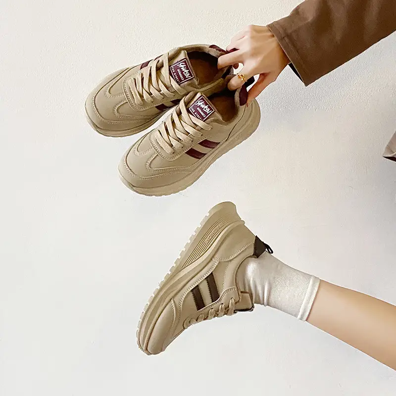 Women's Thick White Casual Shoes 2025 Spring Autumn - Image 5