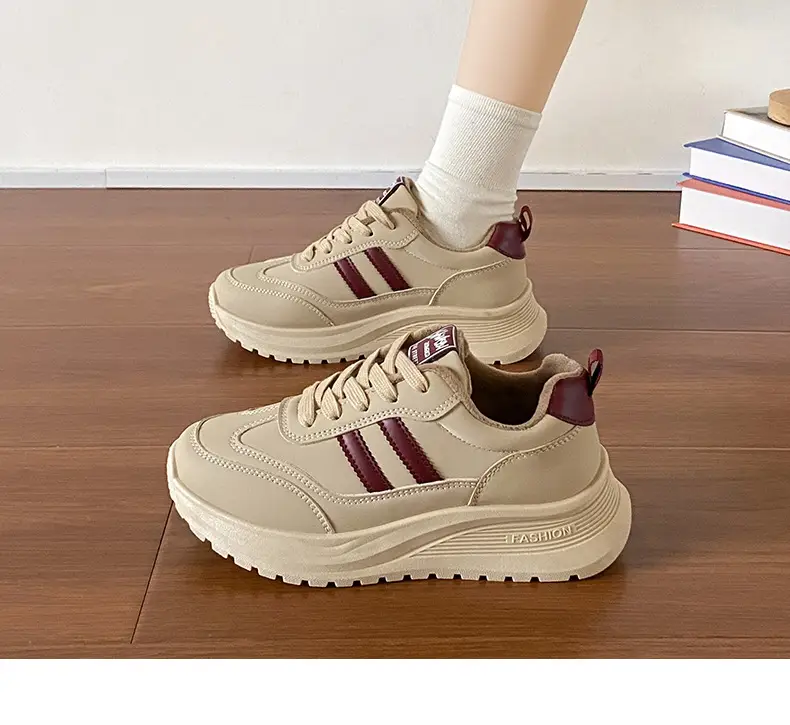 Women's Thick White Casual Shoes 2025 Spring Autumn — feature 13