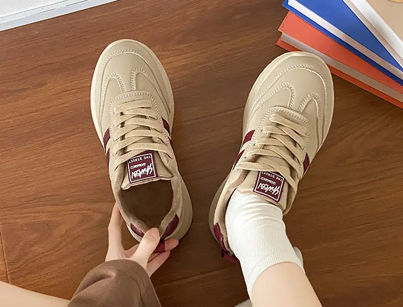Women's Thick White Casual Shoes 2025 Spring Autumn — feature 14