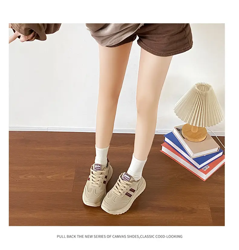 Women's Thick White Casual Shoes 2025 Spring Autumn — feature 19