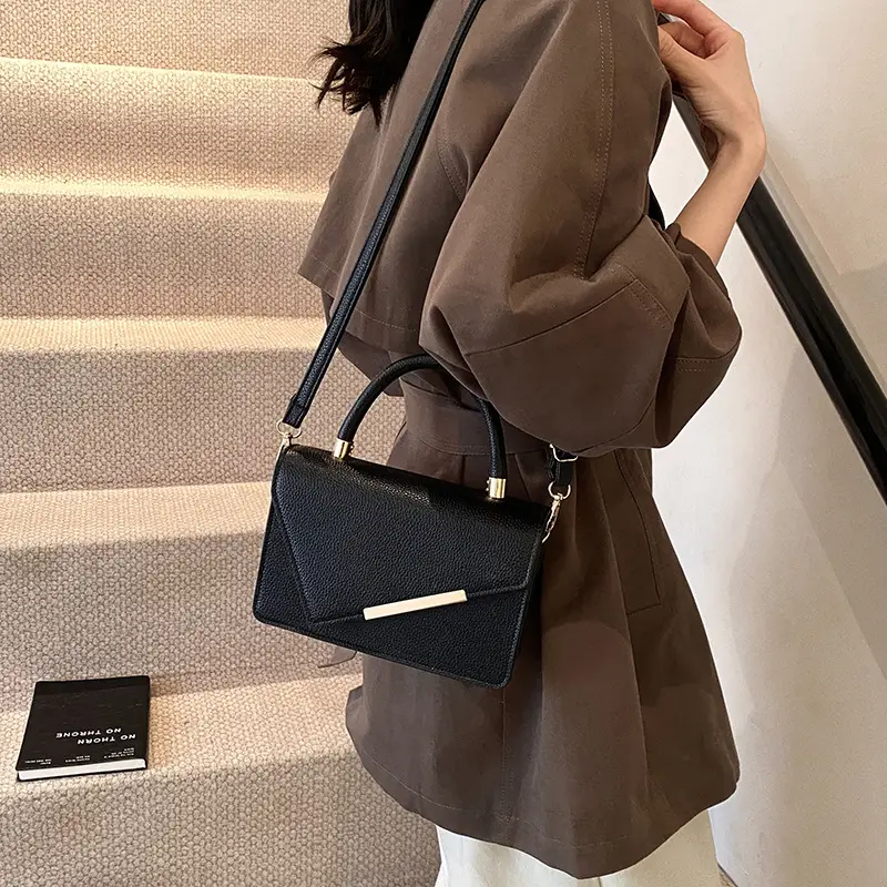 Small Square Bag Women 2025 Shoulder Crossbody Black - Image 6