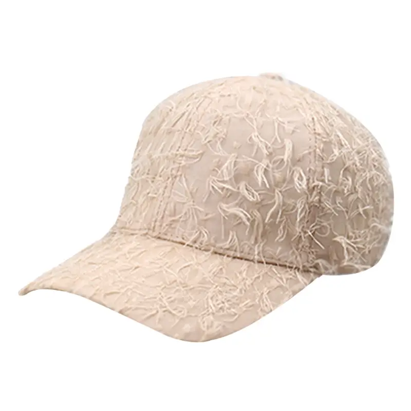 Winter Fleece Baseball Cap Men Women Black Tassel 29cm