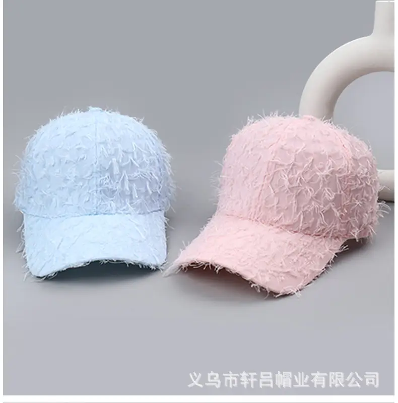 Winter Fleece Baseball Cap Men Women Black Tassel 29cm — feature 37