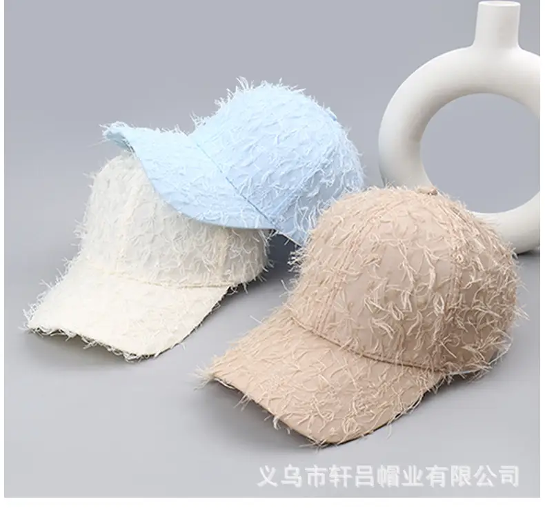Winter Fleece Baseball Cap Men Women Black Tassel 29cm — feature 40