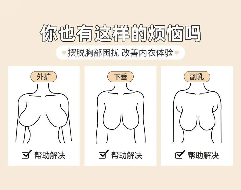 French-Style Lingerie for Girls with Large Busts, Summer Ultra-Thin Lace Bra, Wireless Bra, Lightweight and Breathable Bra — feature 3