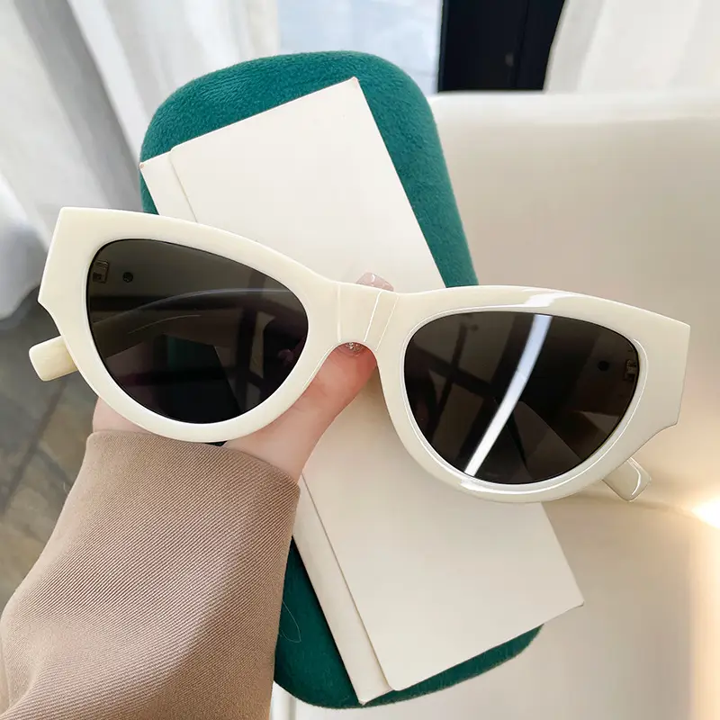 New Fashion Cat's Eye Sunglasses Anti-UV Retro Brown - Image 7