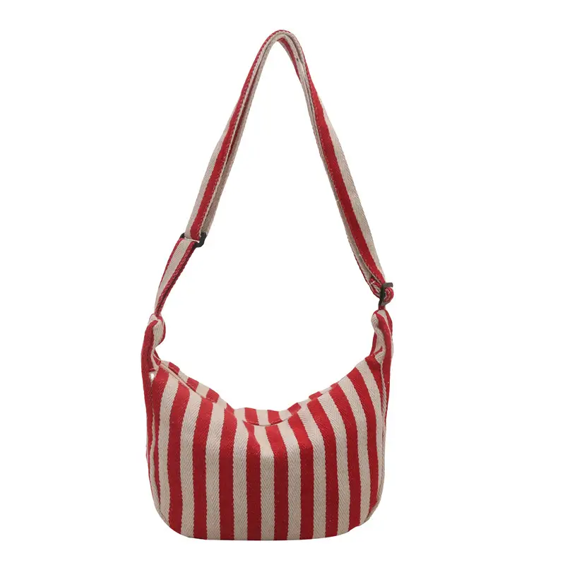 Striped Shoulder Bag for Women 2024 Winter New - Image 8