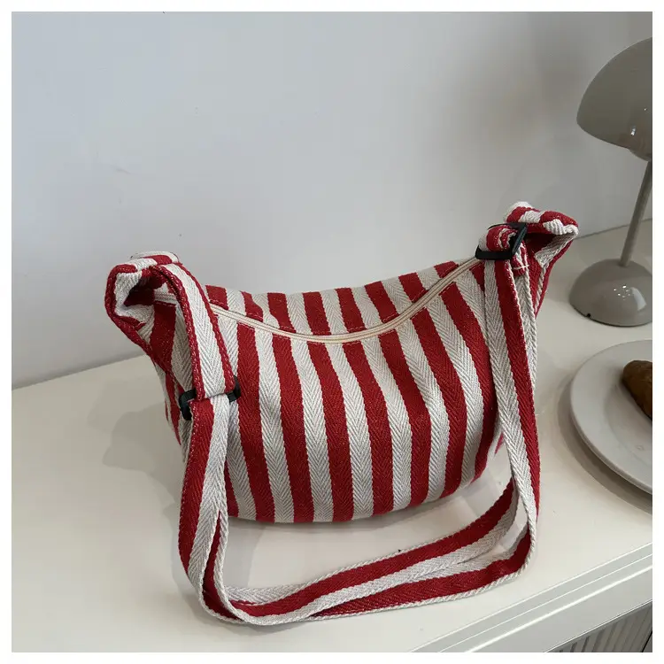 Striped Shoulder Bag for Women 2024 Winter New — feature 16
