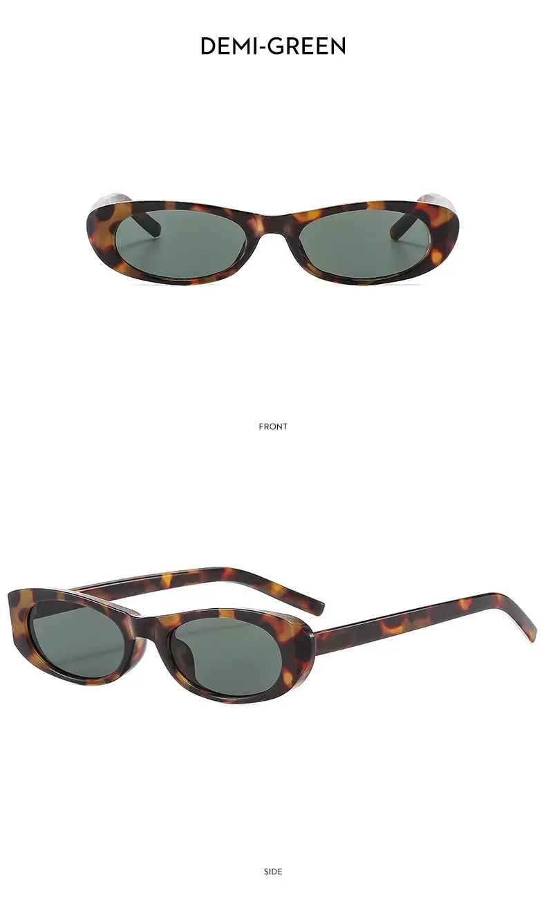 Retro Green Sunglasses with Pink Tints — feature 17